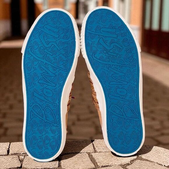 NWT Blowfish Malibu LEXINE 7.5 Dusty Pink Distressed Stitched Platform Sneakers - Picture 8 of 15